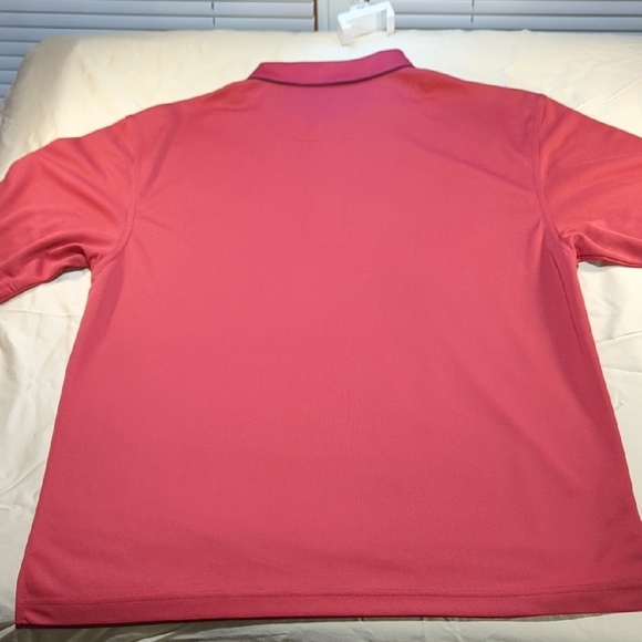 PGA Tour Red Performance Polo Shirt - Picture 7 of 15